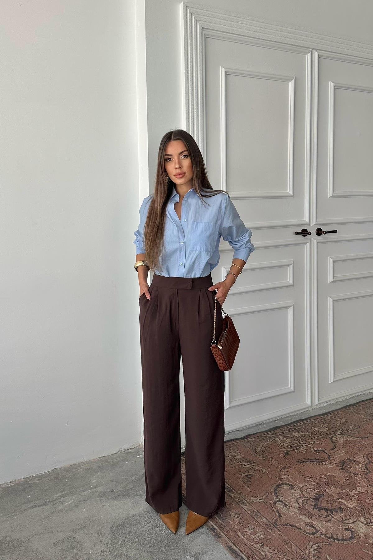 Pantalón Amalia Café