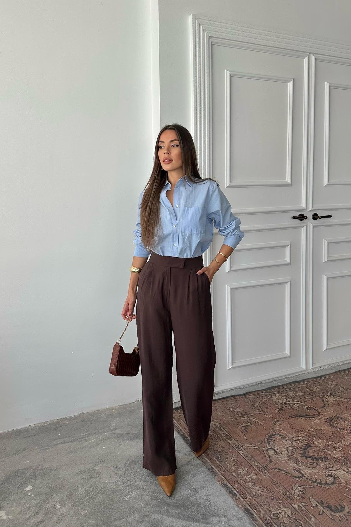 Pantalón Amalia Café