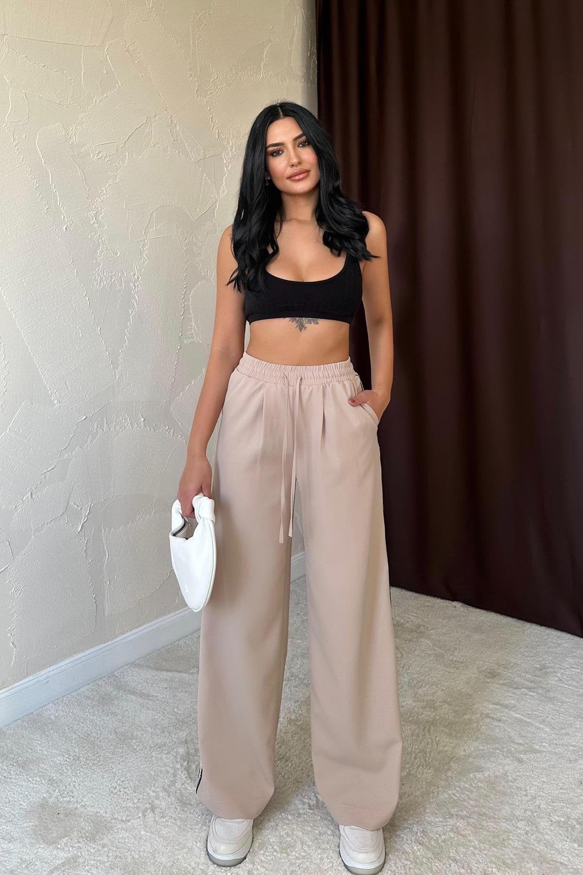 Pantalon sporty chic